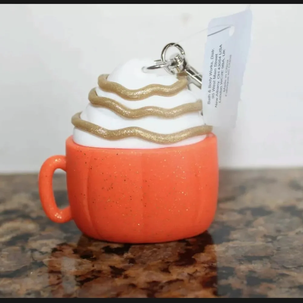 PUMPKIN SPICE LATTE SANITIZER HOLDER WITH GIFT BAG
